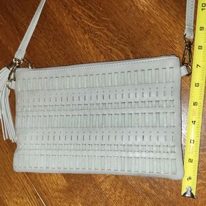 Cute grey/green purse